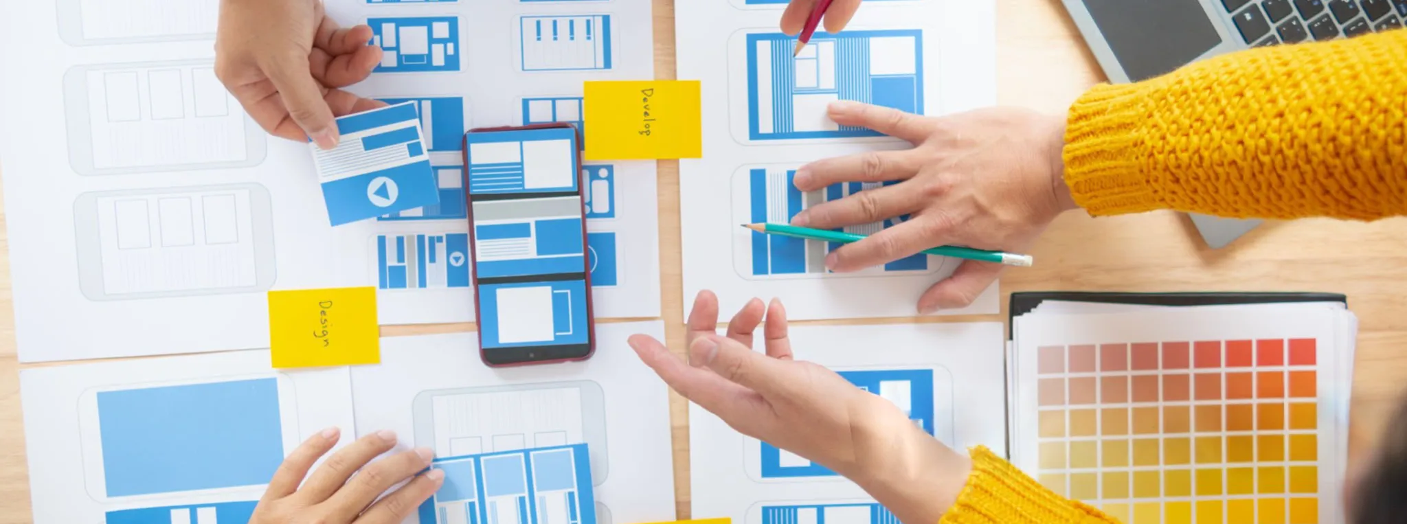 Voorbeeld webdesign project