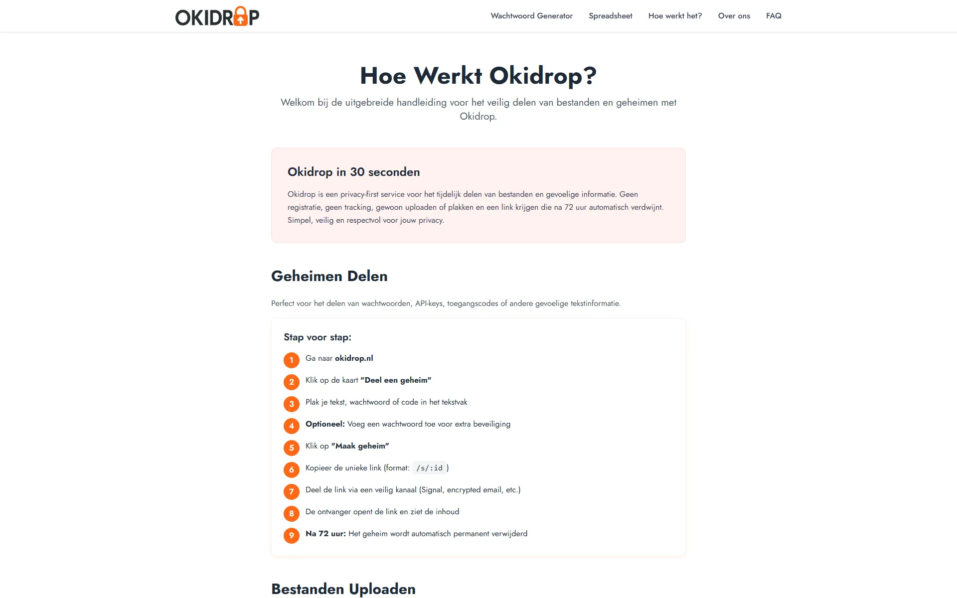 Okidrop — schermafbeelding 1