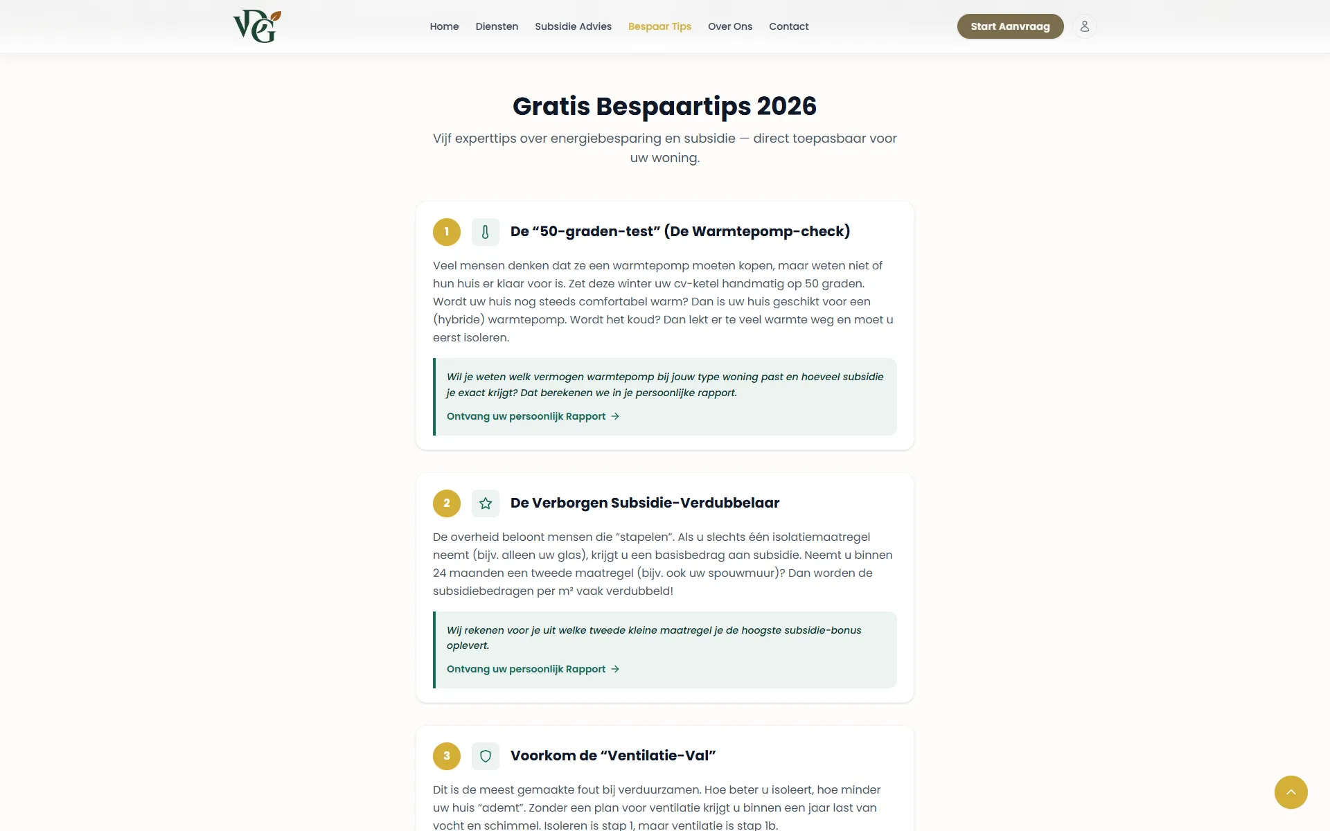 VDG Advies — schermafbeelding 3